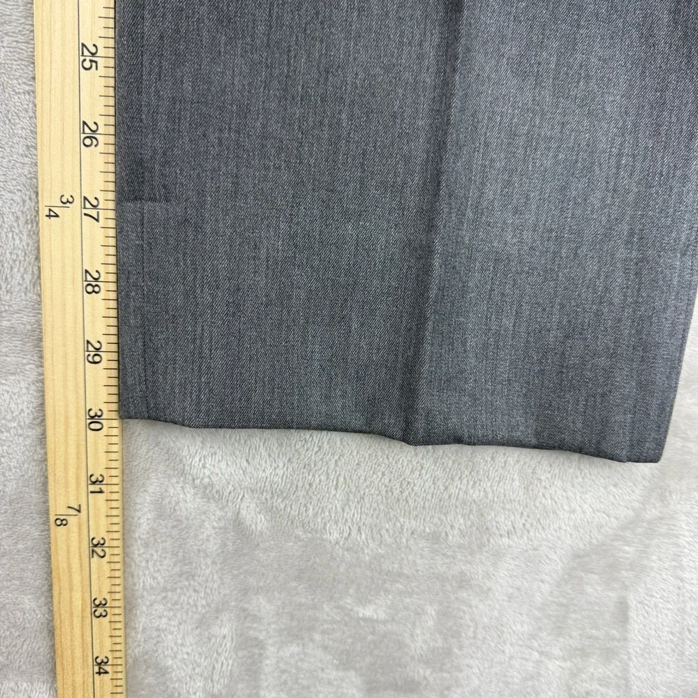 Brooks Brothers Dress Pants Mens 38x30 (Fit 36.5x30) Gray Madison Wool EUC